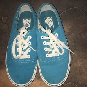 Blue Women Vans Shoes